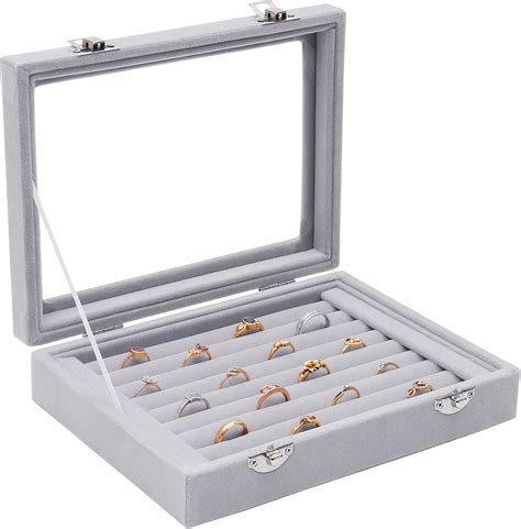 steel ring box|jewelry box ring organizer.